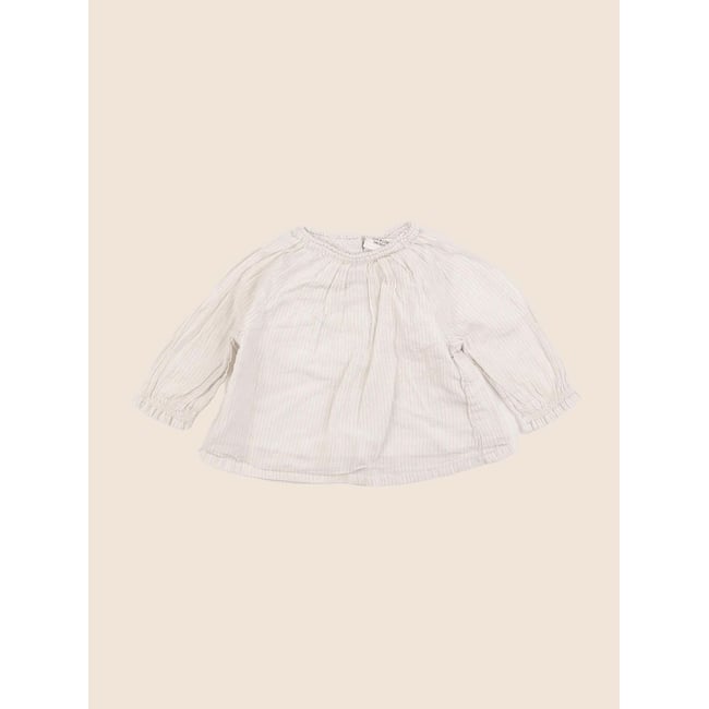 Blouse - Très bon état beige <span itemprop=