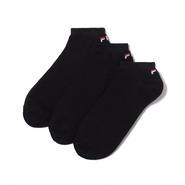 Lot de 3 soquettes noir + noir + noir <span itemprop=