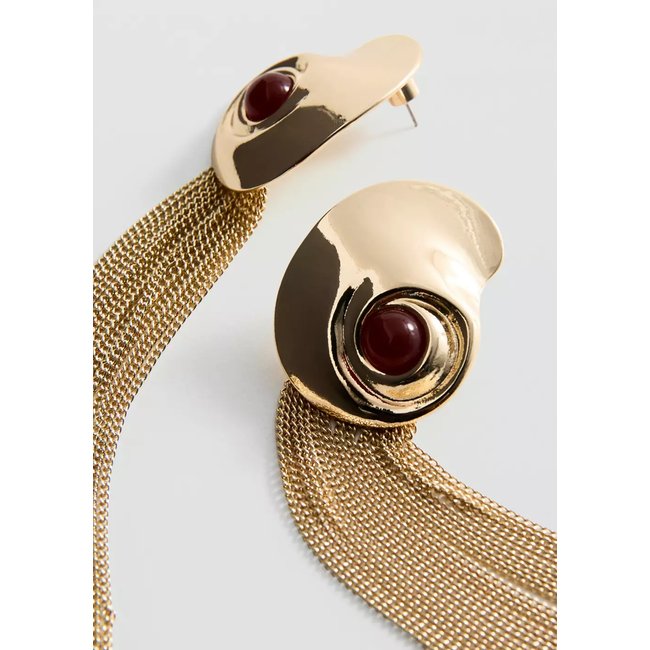 Boucles d’oreilles spirale relief or <span itemprop=