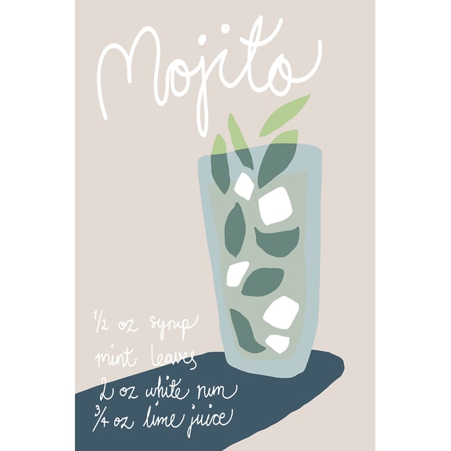Tableau pause mojito - HEXOA