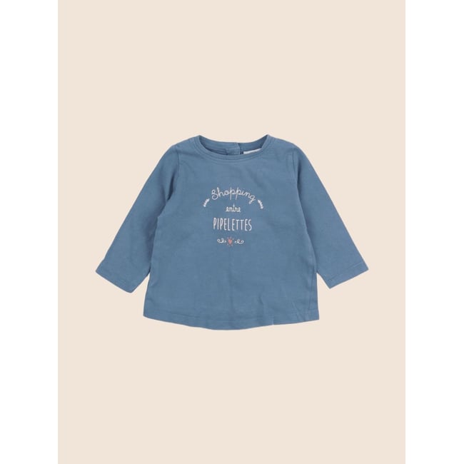 Tee-shirt - Etat satisfaisant bleu <span itemprop=