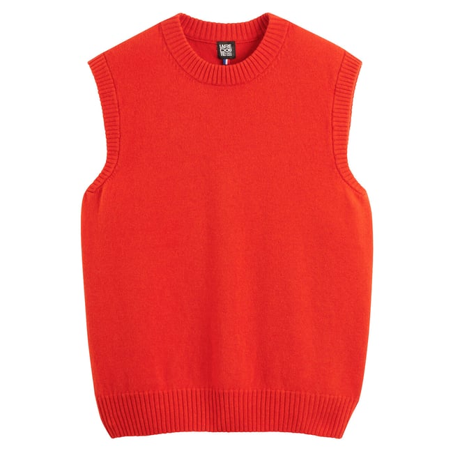 Wool/Cashmere Jumper, Made in France, orange, LA REDOUTE COLLECTIONS
