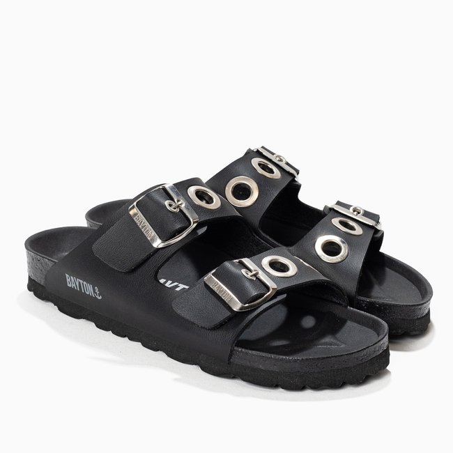 Sandales pour femmes JANNY noir <span itemprop=