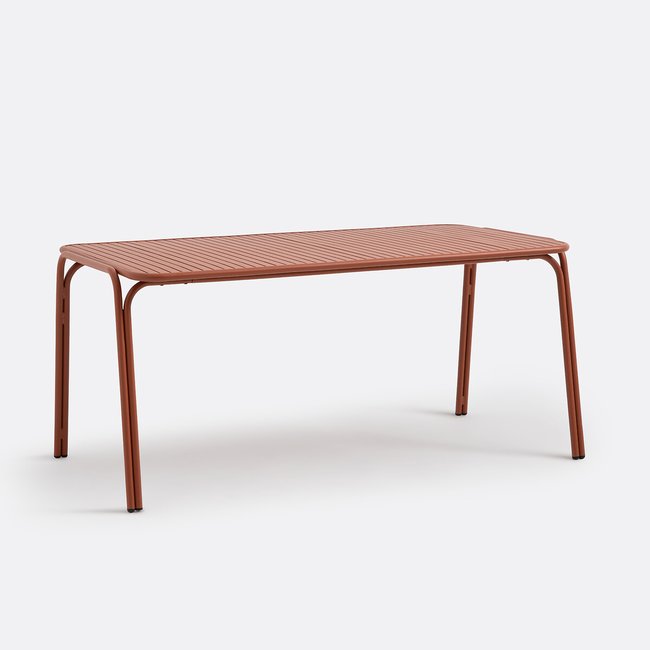 Mesa de jardín de aluminio, Lyona terracota <span itemprop=