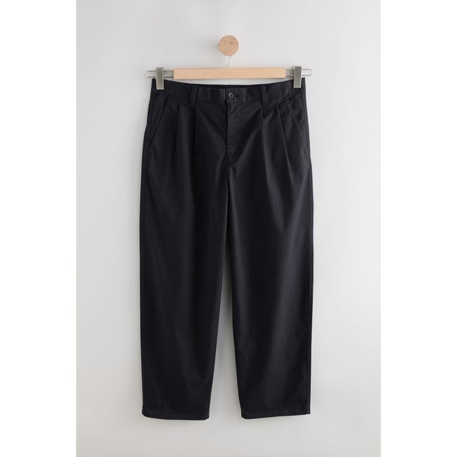 Pantalon chino de travail léger bleu marine <span itemprop=