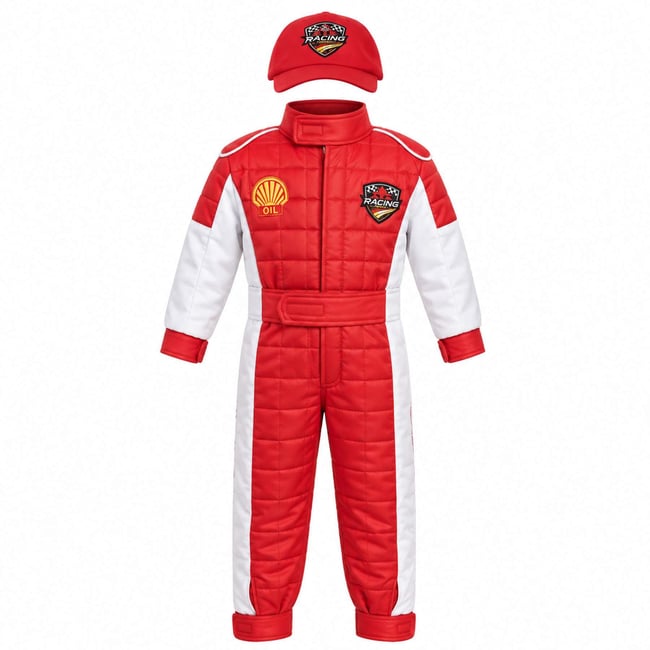 Déguisement enfant pilote de course avec casquette - SEVIRA KIDS