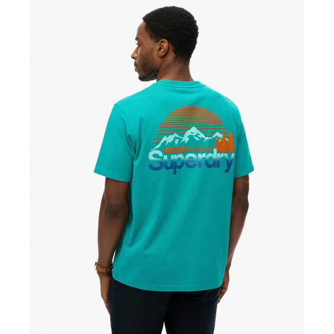 T-shirt Core Logo Great Outdoors Chest - SUPERDRY
