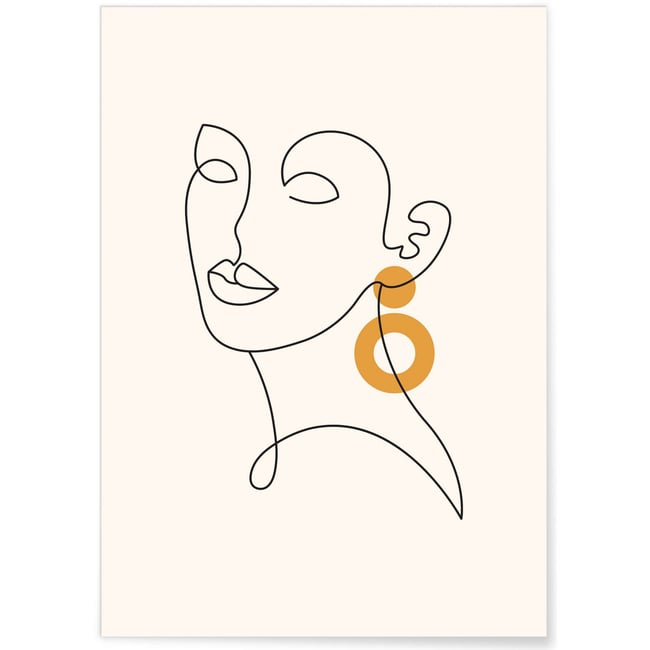 Affiche Summer 8 Couleur blanc <span itemprop=