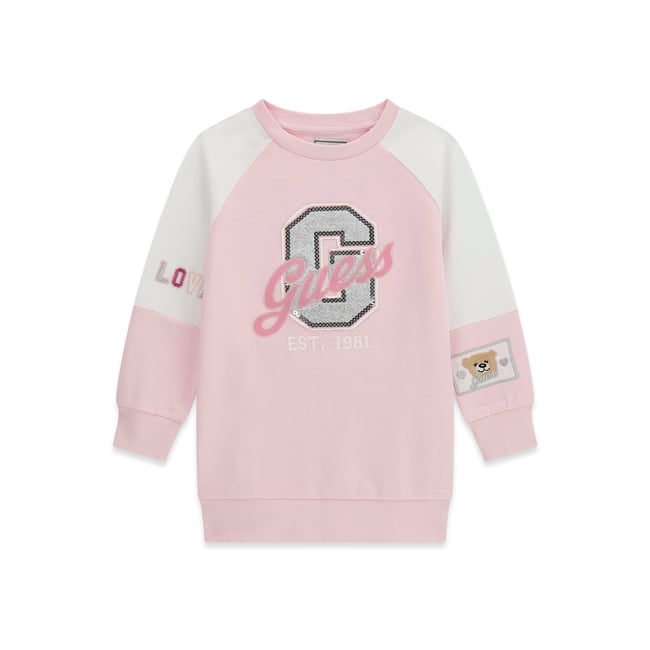 Logo Pailleté Dress rose <span itemprop=