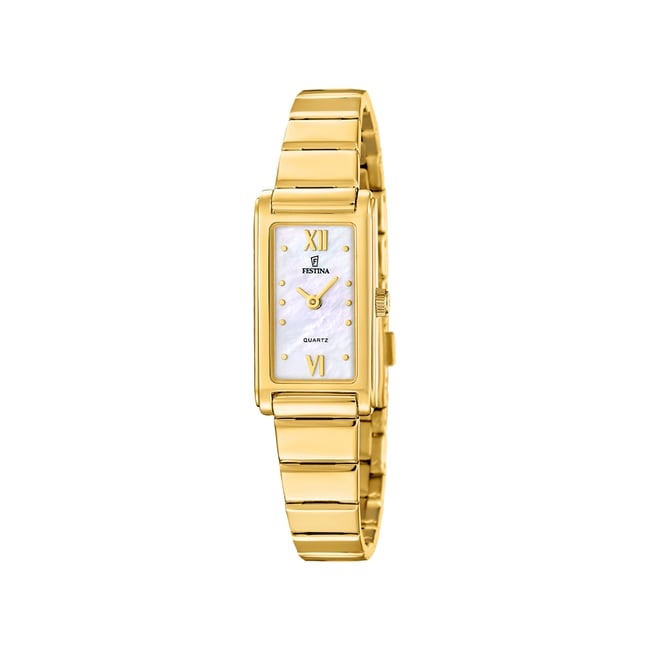 Montre Analogique  MADEMOISELLE doré blanc doré <span itemprop=