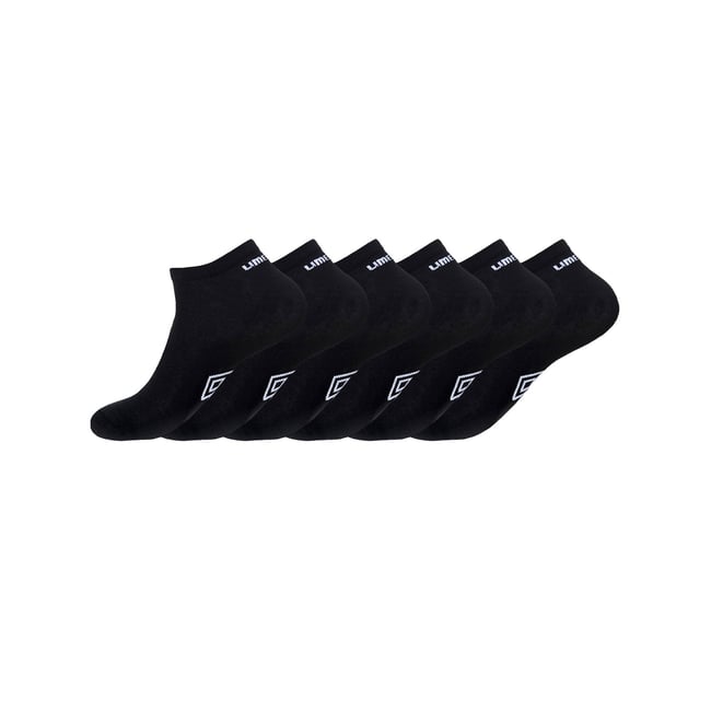 Lot De 6 Paires De Chaussettes Sneakers noir <span itemprop=