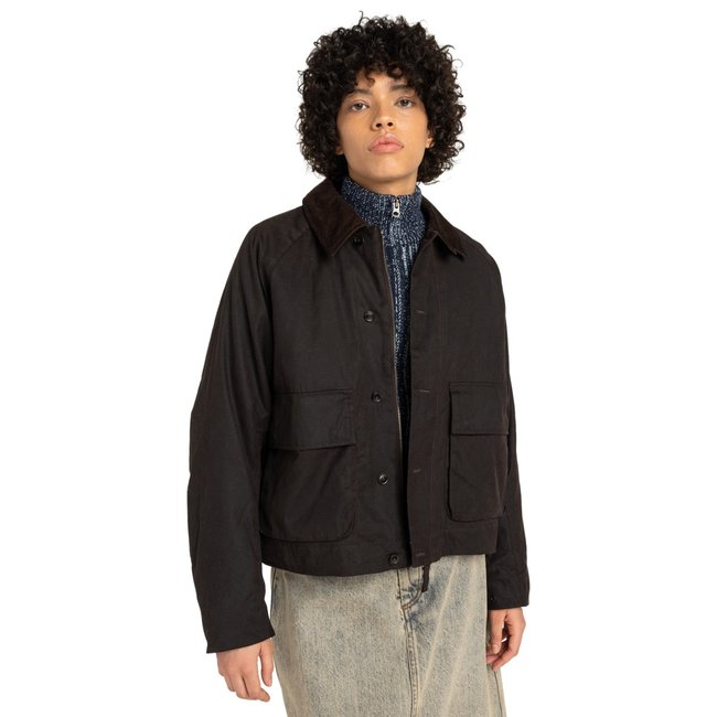 Parka ORCHARD WAXED W marron java <span itemprop=