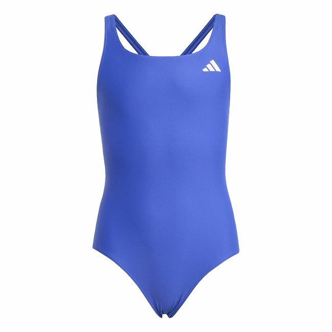 Swimsuit, blue, adidas Performance