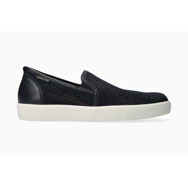Bateaux en cuir CLIFF bleu foncé 5134 <span itemprop=