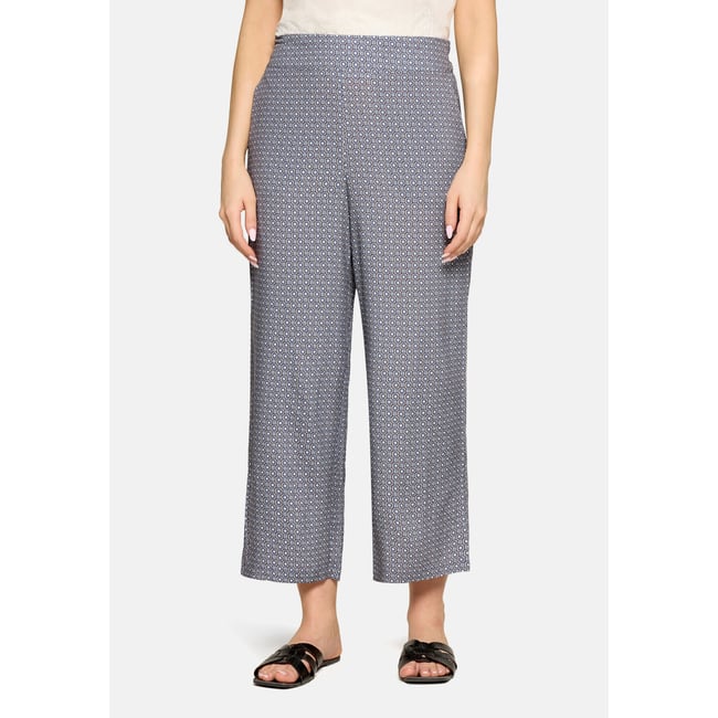 Pantalon Marlene à taille élastique blue/ dark blue <span itemprop=