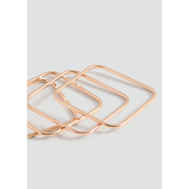 Set bracelet bague or <span itemprop=