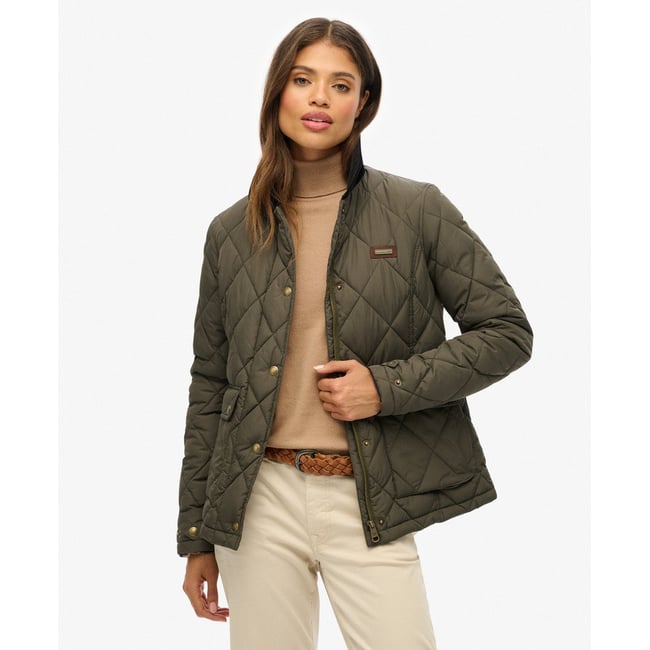 Veste Doublée à Bordure en Velours Côtelé - SUPERDRY