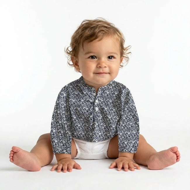 Blouse bébé - Très bon état noir <span itemprop=