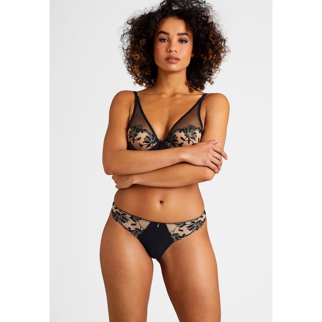 Soutien-Gorge Aubade Ébène 85B - Balconnet Rouge Neuf Avec Étiquettes (Valeur 95€)