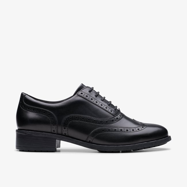 Derbies richelieus Cuir Coupe Large HAVISHAM OAK - CLARKS