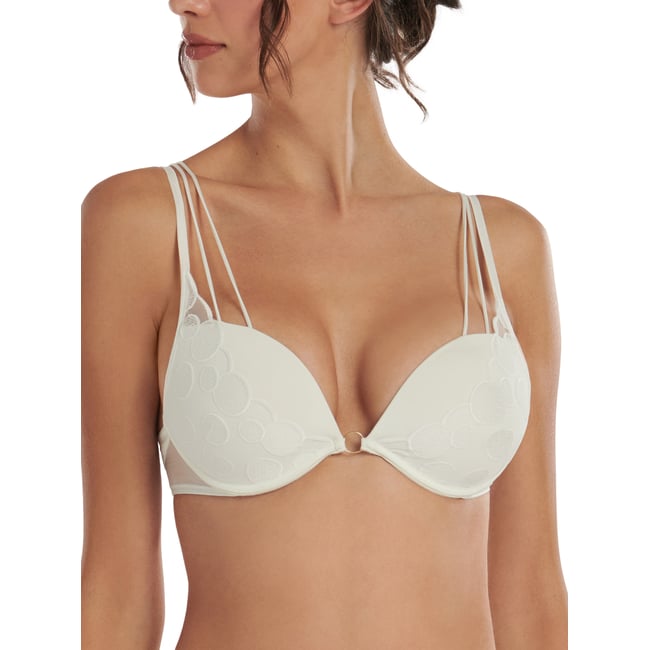 Soutien-gorge push-up Venus Mariage ivoire <span itemprop=