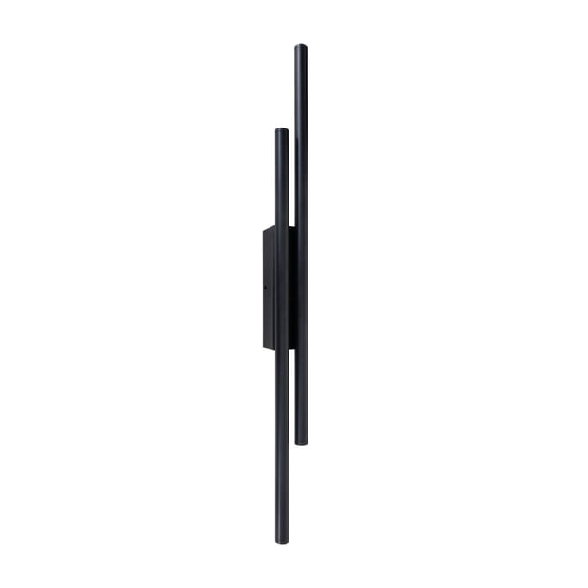 Applique LED noire épurée en aluminium - GALI Couleur noir <span itemprop=