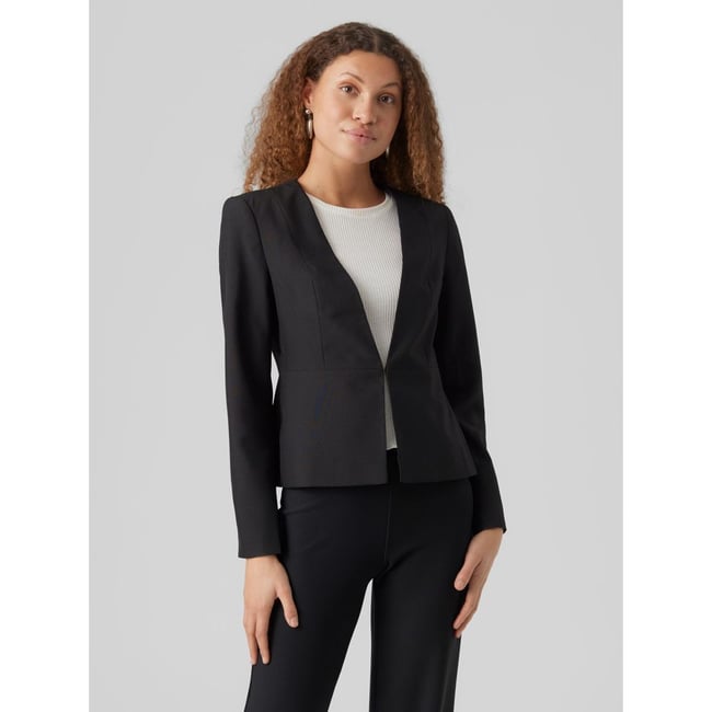 Blazer Slim VERO MODA VMNILA - Coupe Ajustée, Col à Revers, En Polyester Recyclé - Blazer Élégant Pour Femme