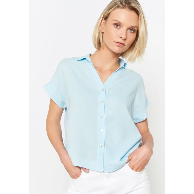 Chemise lin boutonnée - LOLALIZA