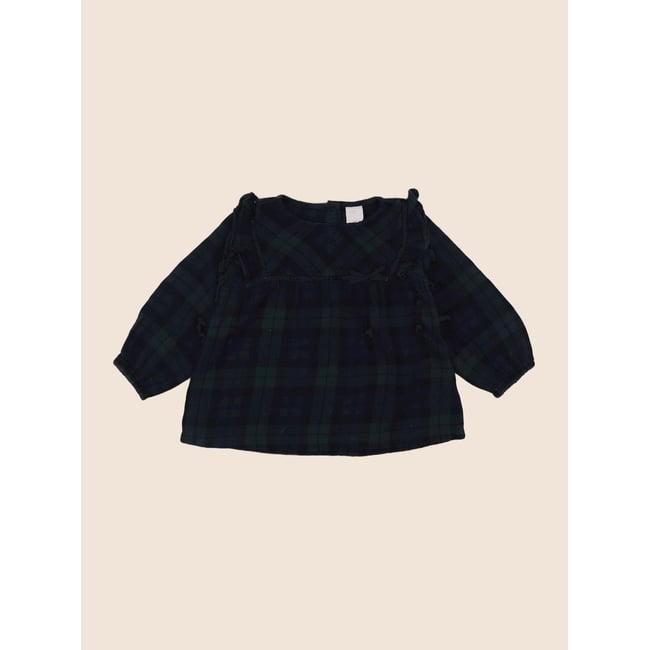 Blouse - Très bon état bleu, vert <span itemprop=