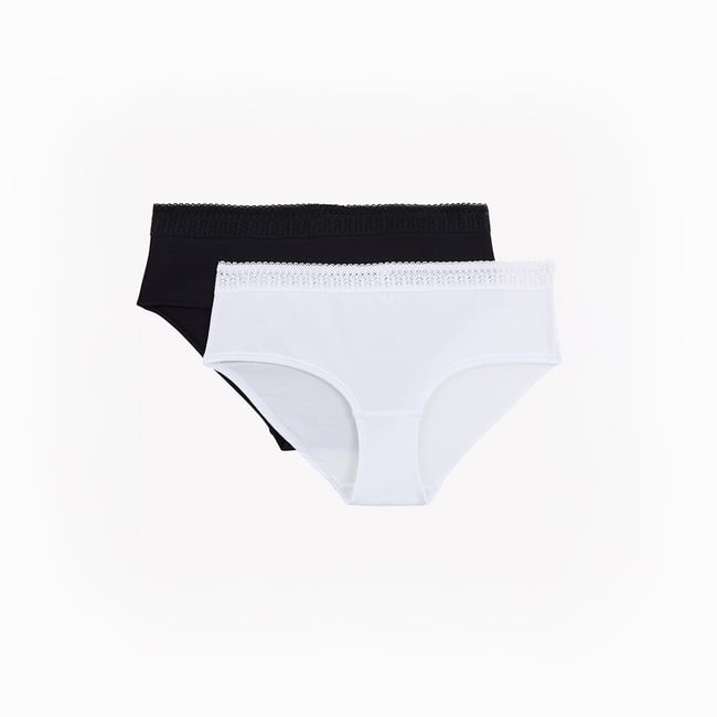 LOT DE 2 SHORTYS COTON - ROUGEGORGE LINGERIE