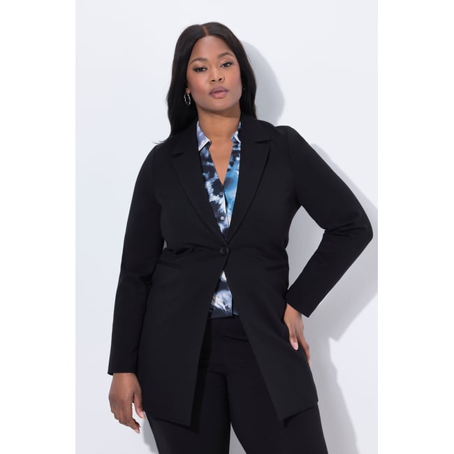 Blazer Punto di Roma avec col à revers noir <span itemprop=