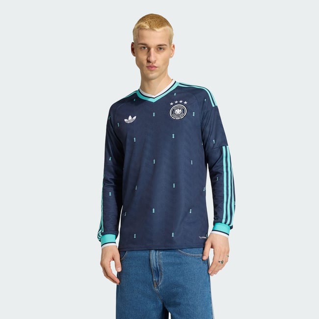 Maillot Manches Longues Extérieur Allemagne 26 collegiate navy <span itemprop=