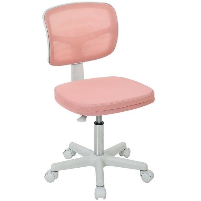 Chaise de bureau Tissu en maille Rose Couleur rose <span itemprop=