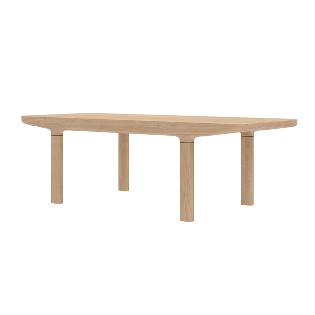 Table basse rectangulaire en chêne, CAMILLE Couleur chêne <span itemprop=