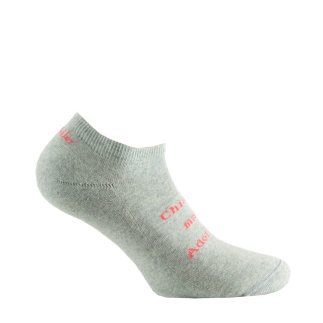 Invisibles Humoristiques Chiante mais Adorable en Coton Achile Fabrication Française gris <span itemprop=