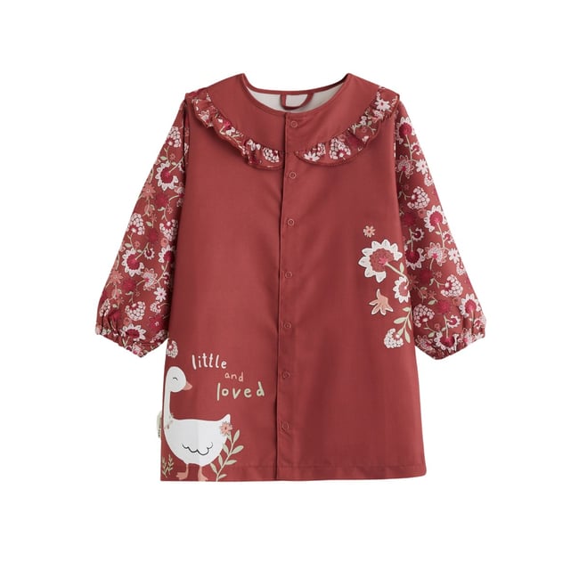 Tablier long enfant Harmony rose <span itemprop=