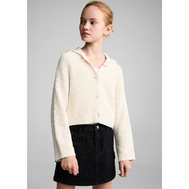 Minijupe en jean black denim <span itemprop=