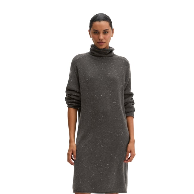 Robe en maille tweed, coupe classique en mélange de laine vierge - MARC O'POLO
