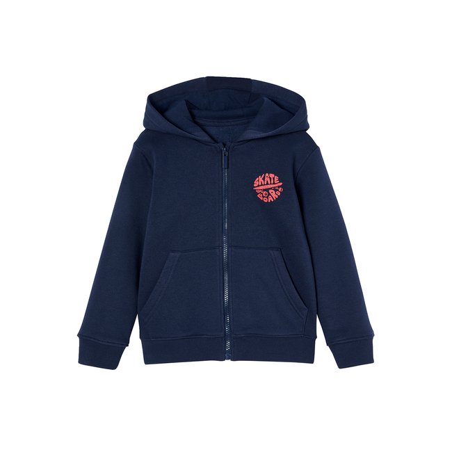 Sweat zippé à capuche Basics - VERTBAUDET