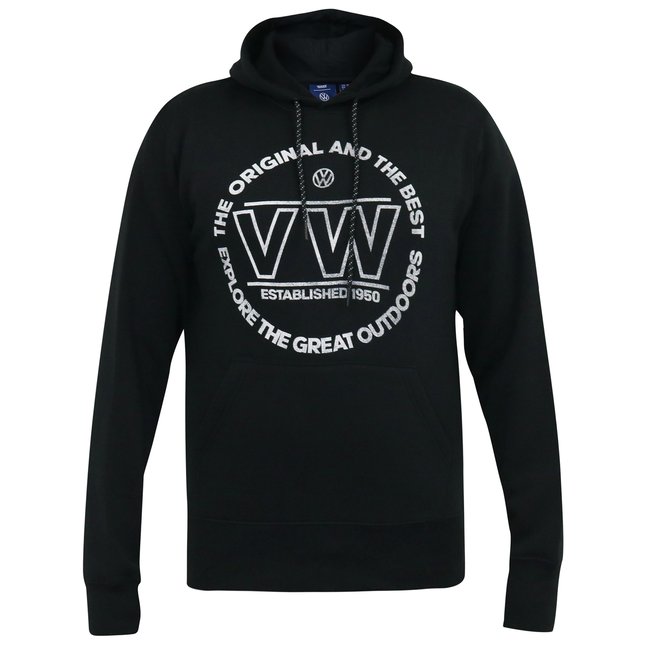 Sweat à capuche BOURTON noir <span itemprop=