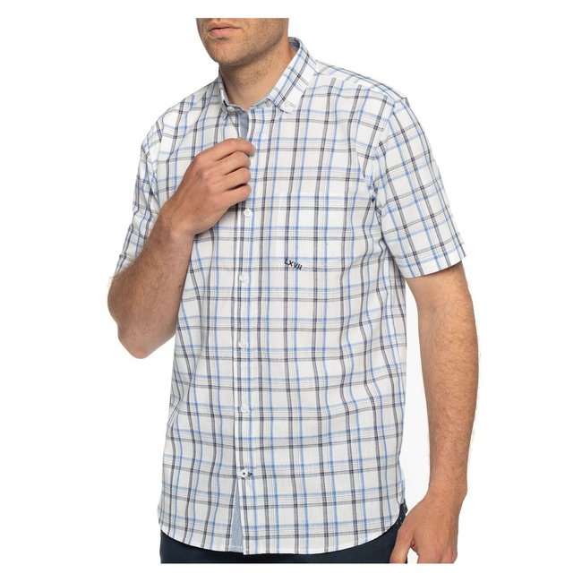 41 Chemises Bleu Manches courtes pas chers en gros