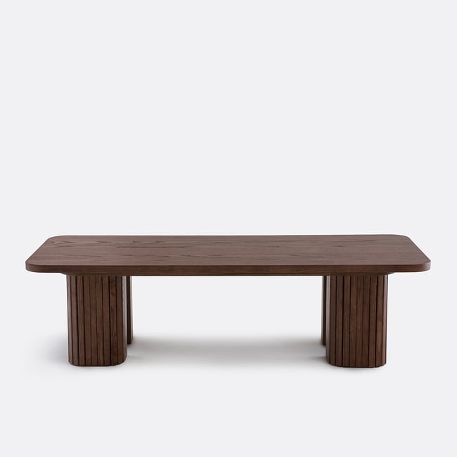 Stolik kawowy Latti Ash-Veneered w kolorze orzecha włoskiego LA REDOUTE INTERIEURS