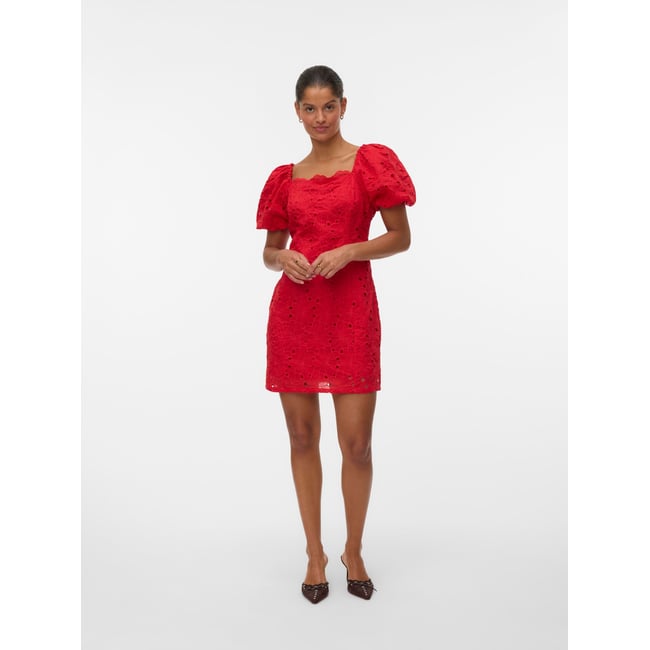Robe rouge - ribbon red <span itemprop=