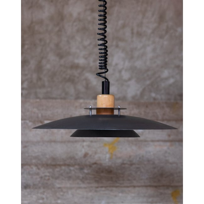 Suspension contemporaine Sonia N°321 - Bon état Couleur gris <span itemprop=