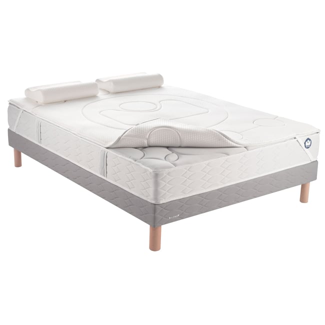 Oreiller Ergonomique à Mémoire De Forme Bultex 33x52 Cm - Mousse Mémofresh Mi-ferme