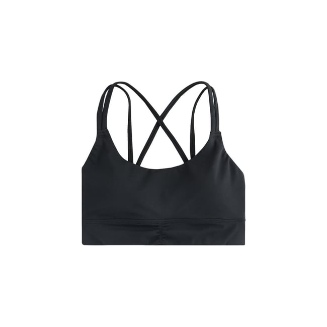 Brassière de sport avec bretelles au dos noir <span itemprop=