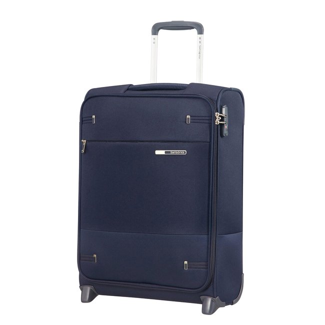 Mala de cabine Base Boost, 55 cm, com 2 rodas, azul, da Samsonite azul <span itemprop=
