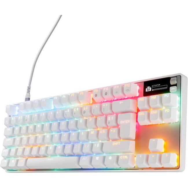 Clavier gamer Apex Pro TKL Gen 3 FR Blanc - STEELSERIES
