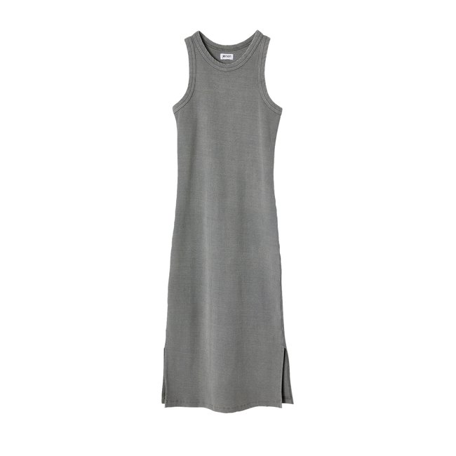 Robe débardeur longue emmanchures américaines anthracite <span itemprop=