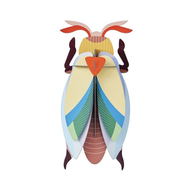 Scarabée mural carton  Lunar Beetle Couleur multicolore <span itemprop=